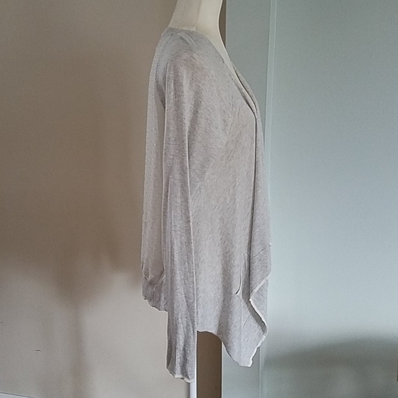 Elle Clip Dot Open Flyaway Cardigan Size Large - Picture 2 of 10